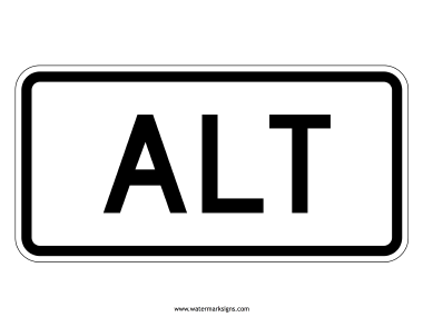 Alt Sign