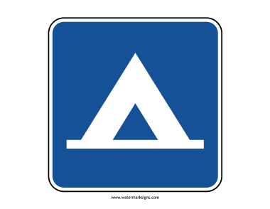 Camping Sign