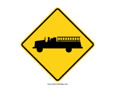 Emergency Vehicle Sign