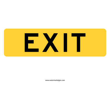 Exit Sign