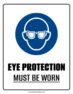 Eye Protection Sign