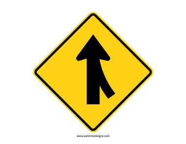 Merge Right Sign