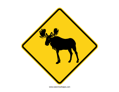 Moose Sign