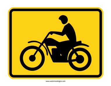 Motorcycle Sign