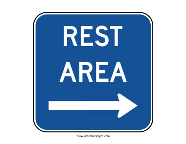 Rest Area Sign