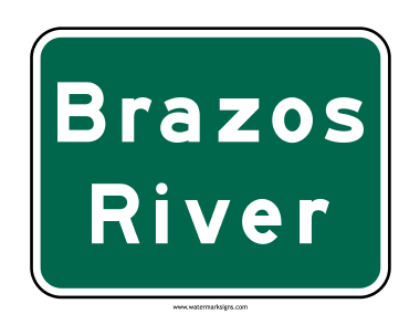 River Sign