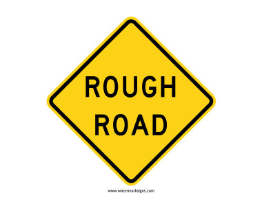 Rough Road Sign