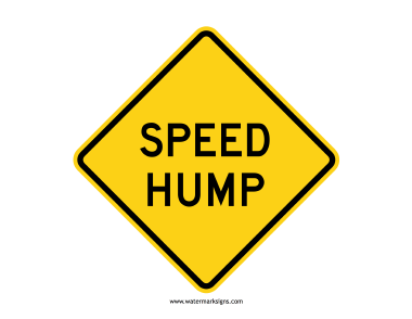 Speed Hump Sign