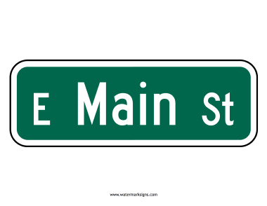 Street Name Sign