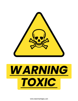 Toxic Sign