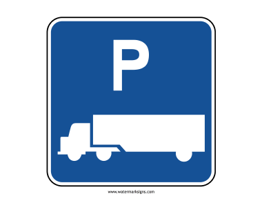 Truck Parking Sign