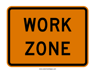 Work Zone Sign
