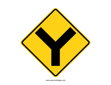 Y Intersection Sign