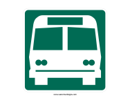 Bus Station Sign