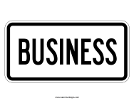 Business Sign