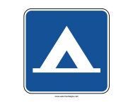 Camping Sign