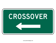 Crossover Sign