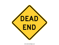 Dead End Sign