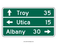 Destination Sign