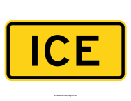 Ice Sign