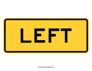Left Sign