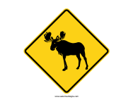 Moose Sign
