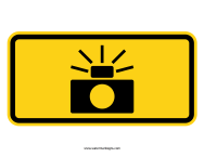 Photo Enforced Sign