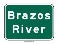 River Sign