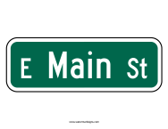 Street Name Sign